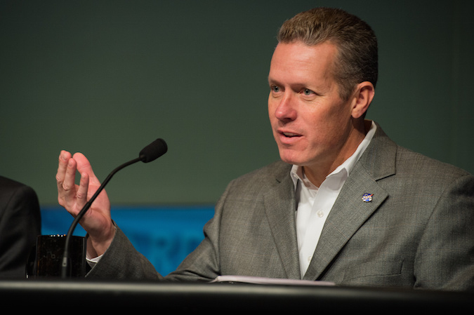 File photo of Phil McAlister, NASA's director of commercial spaceflight development. Credit: NASA/Jay Westcott